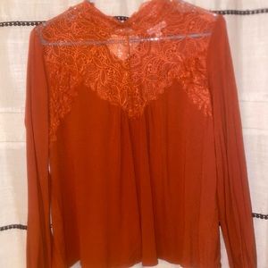 Burnt Orange Long Sleeve